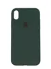 Чехол Silicone Case Simple 360 для iPhone XR, Atrovirens