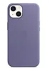 Кожаный чехол Leather Case MagSafe для iPhone 13, Wisteria