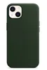Кожаный чехол Leather Case MagSafe для iPhone 13, Sequoia Green