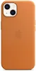 Кожаный чехол Leather Case MagSafe для iPhone 13, Golden Brown