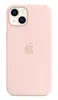 Чехол Silicone Case MagSafe Premium для iPhone 13, Chalk Pink