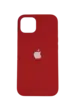 Чехол Silicone Case Simple 360 для iPhone 13, China Red