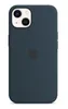 Чехол Silicone Case MagSafe Premium для iPhone 13, Abyss Blue