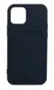 Чехол Silicone Colored Card Case для iPhone 13 Dark Blue