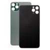 Заднее стекло (крышка) для iPhone 11 Pro Max с увеличенными отверстиями под окошки камер, Оригинал, Midnight Green, темно-зеленый