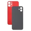 Заднее стекло (крышка) для iPhone 12 с увеличенными отверстиями под окошки камер Оригинал (PRODUCT) RED™ красный