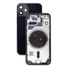 Корпус из стекла и алюминия для iPhone 12 Mini Копия под оригинал Black черный