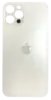 Заднее стекло (крышка) для iPhone 12 Pro с увеличенными отверстиями под окошки камер, Оригинал, Silver, серебристый