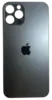 Заднее стекло (крышка) для iPhone 12 Pro с увеличенными отверстиями под окошки камер, Копия, Graphite, графитовый