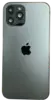 Корпус из стекла и нержавеющей стали для iPhone 12 Pro Max Копия Graphite графитовый