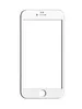 Стекло с OCA клеем для iPhone 8 Plus, White ( Белый )