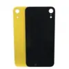 Заднее стекло для iPhone XR ( с рамкой камеры в сборе) Yellow, желтый