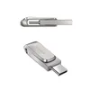 Флеш-накопитель SanDisk Ultra Dual Drive Luxe USB/Type-C 128GB Silver