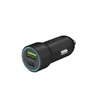 Автомобильное зарядное устройство Deppa Car Charger [USB + USB-C] 20W, Black (11298)