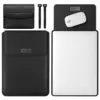 Чехол карман Laptop Sleeve для MacBook 16" - 15" Black (+сумка для зарядки/аксессуаров)