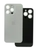 Заднее стекло (крышка) для iPhone 13 Pro с увеличенными отверстиями под окошки камер, Оригинал, Silver, серебристый