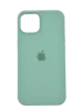 Чехол Silicone Case Simple 360 для iPhone 14, Sea Blue