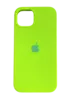 Чехол Silicone Case Simple 360 для iPhone 14, Shiny Green