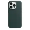Кожаный чехол Leather Case MagSafe для iPhone 14, Forest Green