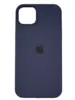 Чехол Silicone Case Simple 360 для iPhone 14 Plus, Dark Blue