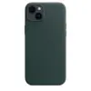 Кожаный чехол Leather Case MagSafe для iPhone 14 Plus, Forest Green