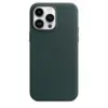 Кожаный чехол Leather Case MagSafe для iPhone 14 Pro Max, Forest Green