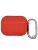Чехол Silicone Protective Case с карабином для AirPods Pro 2, Red