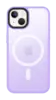 Чехол Magnetic Matte Transparent Case для iPhone 13 Pro, Light Purple