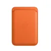 Магнитный картхолдер Leather Wallet Case with MagSafe, Orange