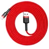 Кабель Baseus Cafule [USB - Lightning] 1.5A 200см, Красный/Черный (CALKLF-C09)