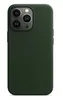 Кожаный чехол Leather Case MagSafe для iPhone 13 Pro, Sequoia Green