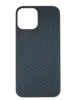 Карбоновый чехол Carbon Fiber with Magsafe 360 для iPhone 13 Pro Max, Blue