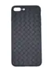 Плетеный силиконовый чехол для iPhone 7 Plus / 8 Plus, Black