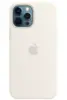 Чехол Silicone Case MagSafe для iPhone 12 / 12 Pro, White