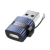 Переходник Deppa OTG Adatper [USB 3.0 + USB-C], Синий 73134