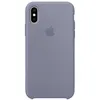 Чехол Silicone Case для iPhone X/Xs, Lavender Gray