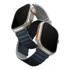 Силиконовый ремень Uniq Revix reversible Magnetic для Apple Watch 49/45/44/42mm, Storm Blue/Chalk Grey (49MM-REVSBLUCGRY)