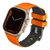Силиконовый ремешок Uniq Linus Airsoft для Apple Watch 42/44/45/49mm, Volt Orange (49MM-LINUSVORG)