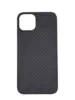 Карбоновый чехол Carbon Fiber with Magsafe для iPhone 13 Matte Black