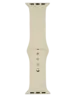Силиконовый ремешок для Apple Watch 41 / 40 / 38мм, Слоновая кость