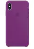 Чехол Silicone Case Simple для iPhone XS Max, Grape