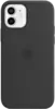 Чехол Silicone Case Simple для iPhone 12 Mini, Black