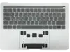 Топкейс с клавиатурой US-RUS (PCT) в сборе с Touch Bar для MacBook Pro Retina 13" Touch Bar, A2159 Оригинал, Space Gray, серый космос