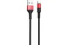 Кабель Hoco X26 Xpress [USB - Micro USB] 100cm, Черно-красный