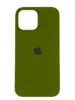 Чехол Silicone Case Simple 360 для iPhone 15, Army Green