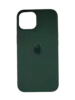 Чехол Silicone Case Simple 360 для iPhone 15, Dark Green