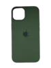 Чехол Silicone Case Simple 360 для iPhone 15, Atrovirens
