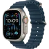 Apple Watch Ultra 2 49 мм корпус из титана ремешок Ocean Band синего цвета