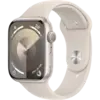 Apple Watch series 9 45 мм корпус из алюминия цвета сияющая звезда спортивный ремешок цвета сияющая звезда
