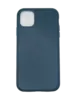 Кожаный чехол Leather Case MagSafe для iPhone 11, Indigo Blue